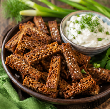Сухарики-гренки со вкусом сметана зелень к пиву 35 г