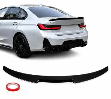 Спойлер AD_Plastik BMW 3 Series G20 G80 M4 Style чорний глянсовий (В-80)