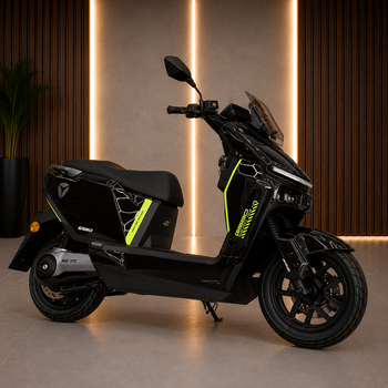 Електромопед Yadea GS80 / 0360 Чорний 2999W LiFePO4 72V 50Ah ABS TCS до 99 км/год електроскутер