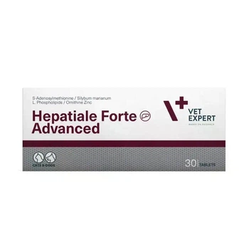 VetExpert Hepatiale Forte Advanced вітаміни для здоров'я печінки у собак та котів 30 табл
