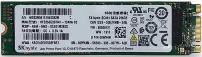 SSD-накопитель 256 ГБ SK hynix SC401 (M.2 2280, 3D NAND (TLC), SATA, HFS256G39TNH-73A0A BB) Б/У
