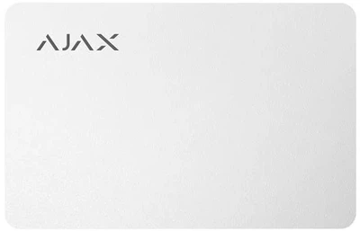 Безконтактна картка Pass для KeyPad Plus 86х54х0,8 мм біла 3 шт