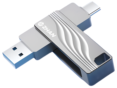 Флеш память USB HP 64GB USB 3.2 Gen1 + Type-C поворотный корпус