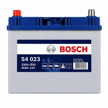 Автомобильный аккумулятор Bosch Asia S4 023 45Ah 330A L+ 12V