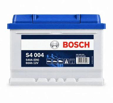 Автомобильный аккумулятор Bosch S4 004 60Ah 540A R+ 12V (низкобазовый)