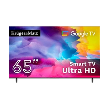 Телевизор Krüger&Matz 65" UHD Google TV 5.0 DVB-T2/T/C H.265 HEVC (KM0265UHD-G)