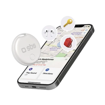 Локалізатор SBS Track My Circle сумісний з Apple Find My White (8018417523687)