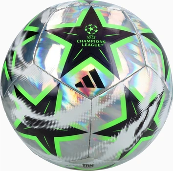 Мяч футбольный ADIDAS UCL TRN FOIL KE9774 4 Серебристо-зеленый (4069994613609)