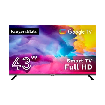 Телевизор Krüger&Matz 43" FHD Google TV DVB-T2/S2/T/C H.265 HEVC (KM0243FHD-G2)