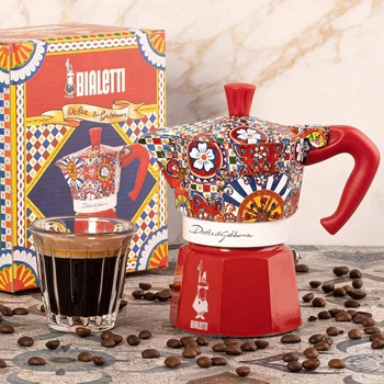 Гейзерная кофеварка Bialetti Moka Express Dolce&Gabbana Sicily, 6 чашек