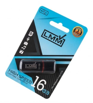 USB Флешка 16GB чёрная