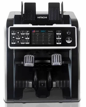 Счетная машинка с проверкой купюр HITACHI 154 Сортировщик с Распознаванием и определением подлинности банкнот