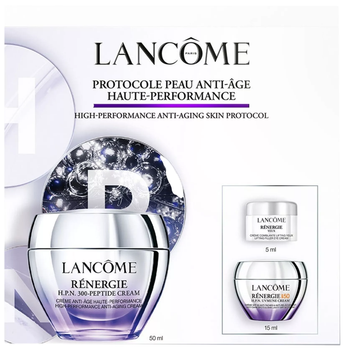 Набір по догляду за обличчям Lancome Renergie Крем для обличчя 50 мл + Крем для обличчя Spf 50 15 мл + Крем для шкіри навколо очей 5 мл (3614274772036)