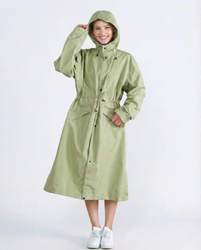 Женский плащ тренч Nordvik Lady Trench Зеленый L-XL
