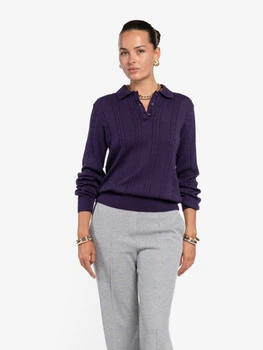 Поло жіноче Arber з довгим рукавом Polo Knit WFW1 WTR-245 XL фіолетовий (W10.35.49.633)