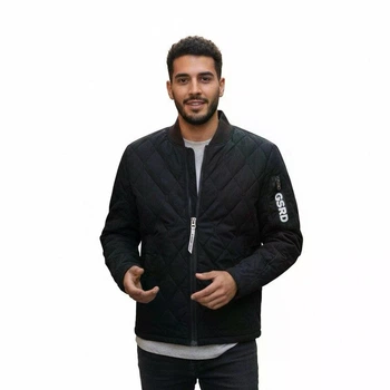 Чоловіча стьобана куртка-бомбер G-Star RAW чорна, розмір M