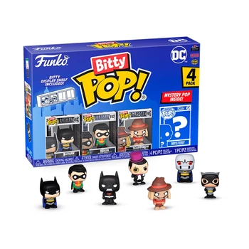 Набор игровых фигурок Bitty Pop! DC Comics 4 штуки в ассортименте коллекционные виниловые мини-фигурки Funko 76339