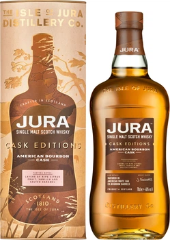 Виски Jura Bourbon Cask 0.7 л 40% в подарочной коробке (5013967019874)