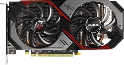Видеокарта AsRock AMD Radeon RX 5500 XT 8Gb Phantom Gaming D OC (RX5500XT PGD 8GO) (GDDR6, 128 bit, PCI-E v4.0 x8) Б/у