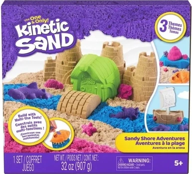 Набір для ліплення Spin Master Kinetic Sand Sandy Shore Spielset 6076422 (681147122338)