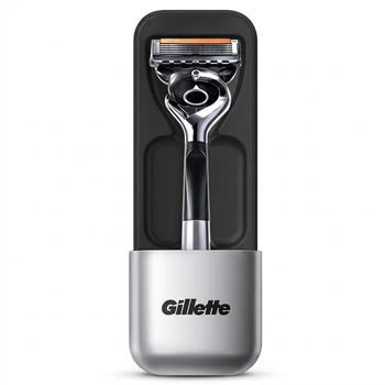 Бритва Gillette ручная дорожная в футляре, серебристая
