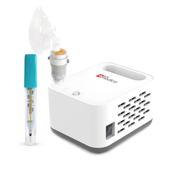 Ингалятор компрессорный ProMedica Briz + Термометр медицинский Gamma Thermo Plus, набор, термометр в подарок