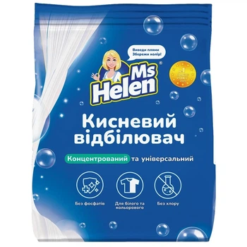 Кисневий порошок відбілювач Ms Helen універсальний 900г