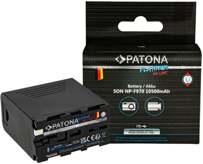 Акумулятор PATONA Platinum USB-C USB-A для Sony NP-F970 F960 F950 (4055655235242)