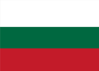 Прапор «Республіка Болгарія», 120 x 70 см, атлас (К094-А1)