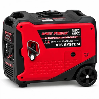 Инверторный Генератор Easy Power S7500GAS (6.5 – 6.8 кВт), газ/бензин, электростартер, пульт, ATS