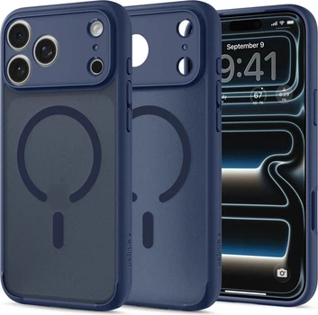 Панель Spigen Ultra Hybrid MagSafe Case для Apple iPhone 18 Pro Max/17 Pro Max Dark Blue (ACS11918)
