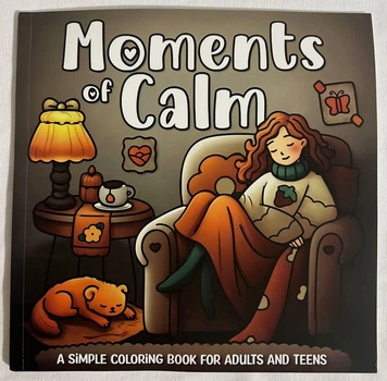 Раскраска антистресс Cute coloring book Moments of calm 20 страниц