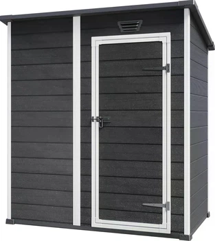 Садовий будиночок Keter Essential 6x4 (183,5 × 111 × 196 см) графіт/білий (263895)