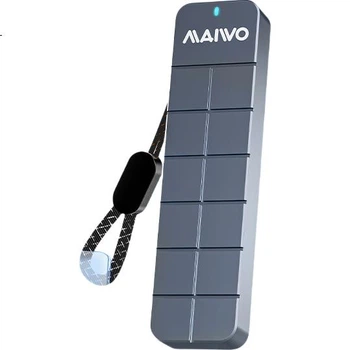 Корпус для SSD-накопичувача MAIWO K1742P M.2 NVMe, портативний корпус для жорсткого диска 10 Гбіт/с, інтерфейс Type-C, сумісний з ноутбуками та телефонами, зовнішній корпус для SSD на 16 ГБ, повністю алюмінієвий корпус