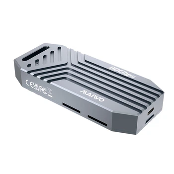 Корпус для зовнішнього жорсткого диска MAIWO 80 Гбіт/с, сумісний з Thunderbolt 5/4 USB4 M.2 NVMe, портативний SSD-накопичувач для Mac mini M4, розширення комп'ютера K1695T5