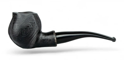 Трубка Anton B137D — черная, бриар, форма бутон, 9 мм