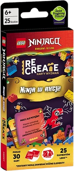 Gra planszowa Ameet LEGO Recreate: Karty wyzwań - Ninja w akcji (edycja polska) (9788325349035)