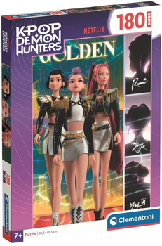 Puzzle Clementoni K-Pop Demon Hunters 180 elementów (21761) (8005125217618)