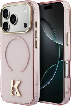 Etui na smartfon Apple iPhone 18 Pro Max/17 Pro Max Karl Lagerfeld IML K Head Pink (KLHMP18X5HTMKHDP)