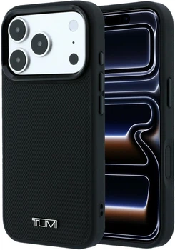 Etui na smartfon Apple iPhone 18 Pro Max/17 Pro Max TUMI Leather Ballistic Pattern MagSafe Black (TUHMP18XRBAK)