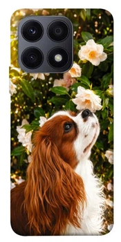 TPU чехол Demsky Flower spaniel для Huawei Honor X8a
