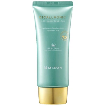 Солнцезащитный крем Mizon Cicaluronic Non-Nano, SPF 50+, 50 мл