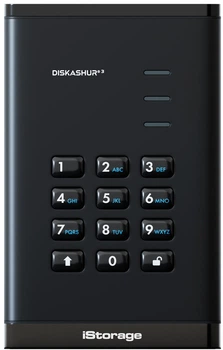 Dysk twardy iStorage diskAshur3 500GB 2.5" USB 3.2 External Black (IS-DA3-256-500-B)