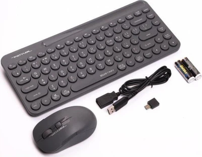 Комплект бездротовий A4Tech Fstyler FG3200 Air2 (Grey) / USB/Radio (USB)