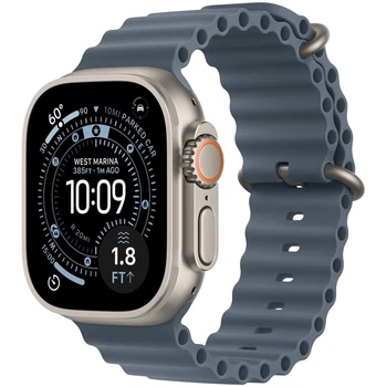 Смарт-годинник Apple Watch Ultra 3, 49mm, Natural, Anchor Blue Ocean Band (Grade A) - Б/В