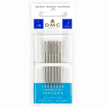 Набір гобеленових голок DMC №18–22 (6 шт)