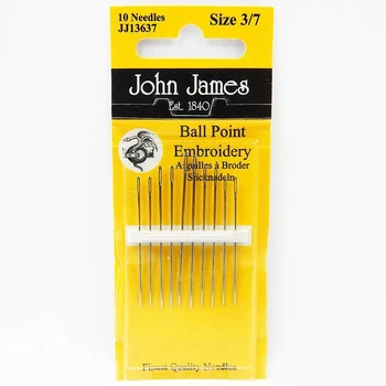 Набір голок для вишивки бісером JohnJames, №3/7, (10 шт)