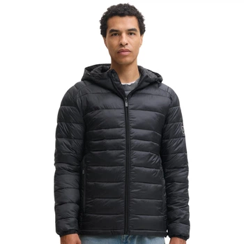 Пуховик прошитий JJEKINGSLEY LIGHT PUFFER HOOD NOOS Jack & Jones 12298869-Black M Чорний (5715907612649)