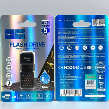 USB флешка 8Gb USB2.0 накопитель информации Hoco UD6