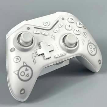 Бездротовий ігровий контролер Bluetooth 600 мА·год для Switch Steam ПК Android iOS CM-619 Білий